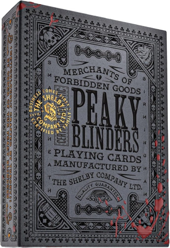 Peaky Blinders Playing Cards Forged In Smoke and Blood