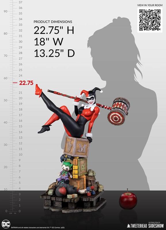 DC Comics Maquette 1/4 Harley Quinn 58 cm