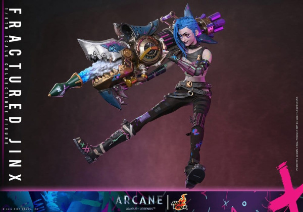 Arcane Action Figure 1/6 Fractured Jinx 28 cm 3