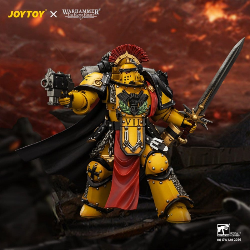 Warhammer Action Figure Imperial Fists Legion Praetor in Mk III Armour 13 cm 11