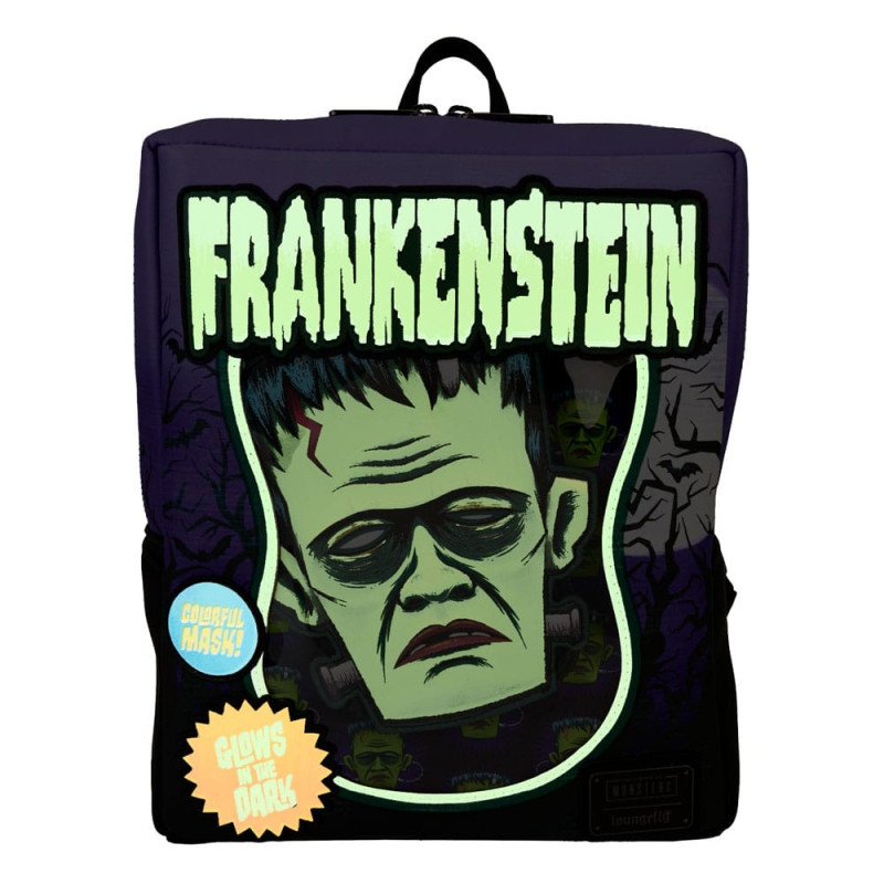 Universal Monsters by Loungefly Mini Backpack Frankenstein Neon Mask 1