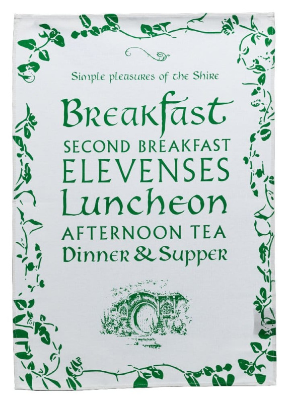 Lord of the Rings Tea Towel Simple Pleasures of the Shire 72 cm