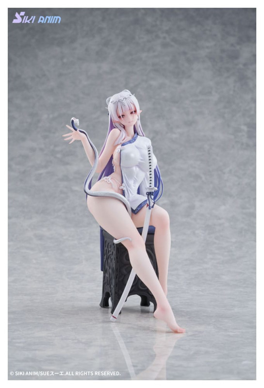 Original Character PVC Statue 1/7 The Color of the Blue - White Snake Normal Edition 20 cm 3