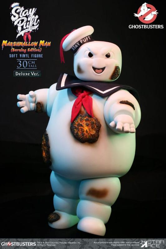 Ghostbusters Soft Vinyl Statue Stay Puft Marshmallow Man Burnign Edition Deluxe Version 30 cm 6