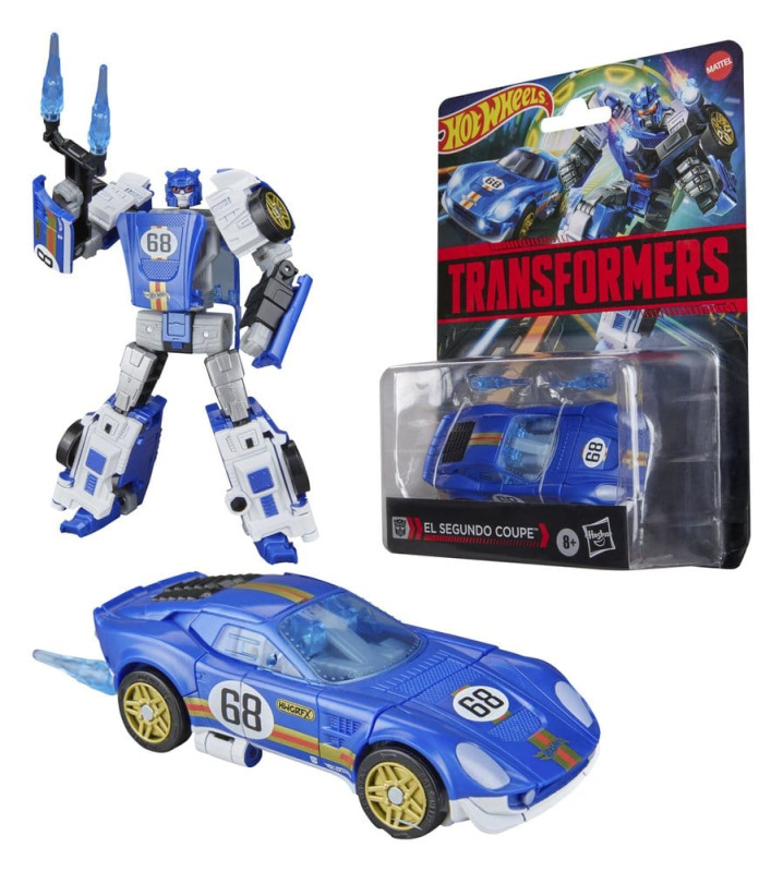 Transformers x Hot Wheels Collaborative Deluxe Class Action Figure El Segundo Coupe 13 cm 2