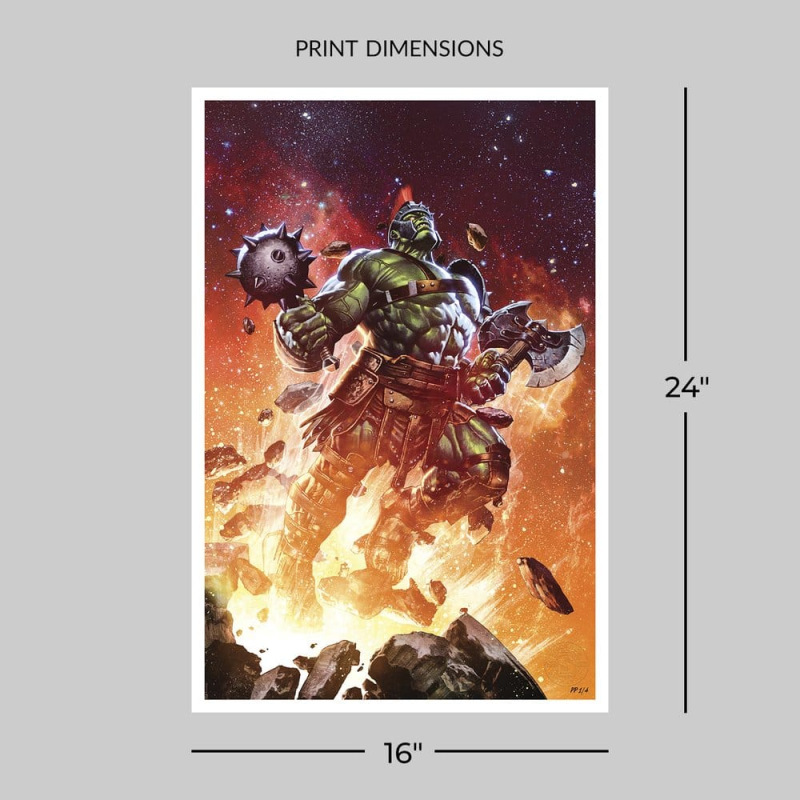 Marvel Fine Art Print Planet Hulk: Worldbreaker 41 x 61 cm - unframed 5