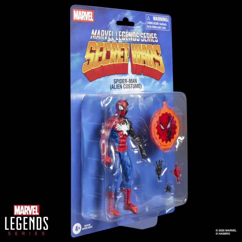 Secret Wars Marvel Legends Action Figure Spider-Man (Alien Costume) 15 cm 7