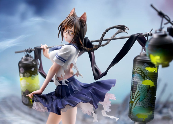 Comics Bakemonogatari PVC Figure 1/7 Tsubasa Hanekawa 26 cm 5