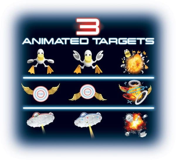 Laser X Projex Animated Target Arcade Game for 2 3