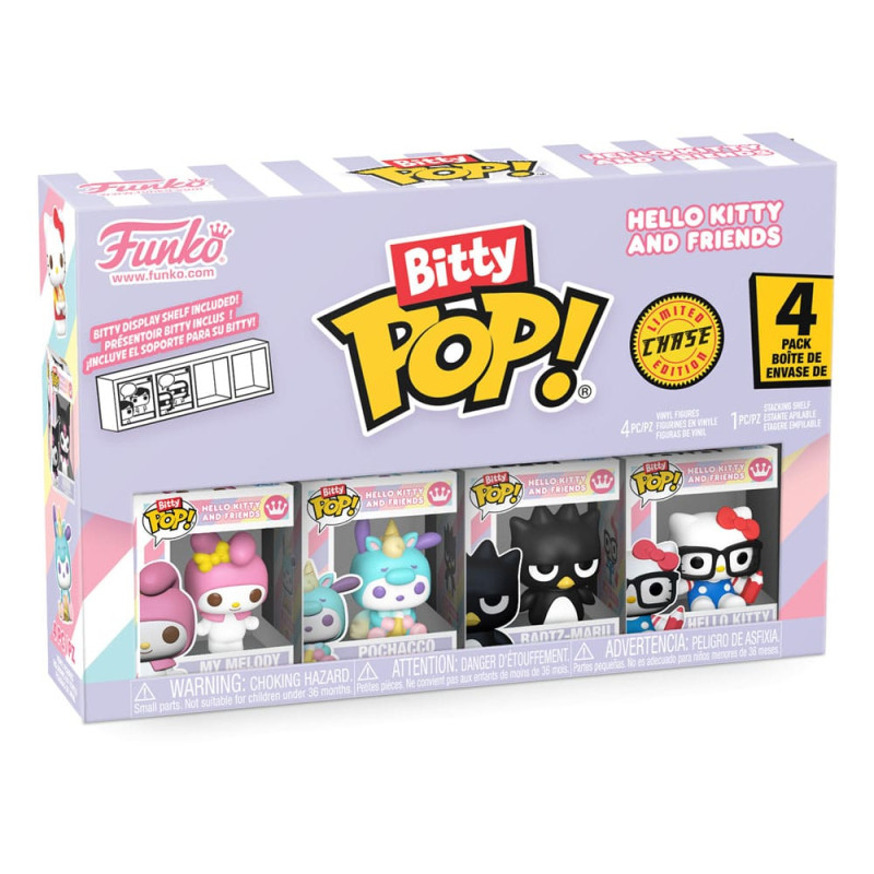 Hello Kitty and Friends Bitty POP! Vinyl Figure 4-Pack Series 4 2 cm 7