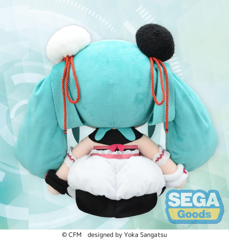 Character Vocal Series 01: Hatsune Miku Fuwa Petit Plush Figure Hatsune Miku Panda Bun LL 40 cm 3