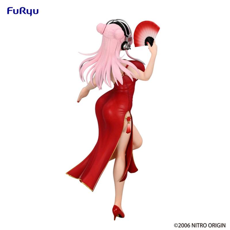 Super Sonico Trio-Try-iT PVC Statue China Dress Ver. 21 cm