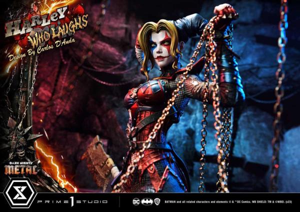 Dark Nights: Metal Museum Masterline Series Statue 1/3 Harley Quinn Who Laughs Concept Design by Cae