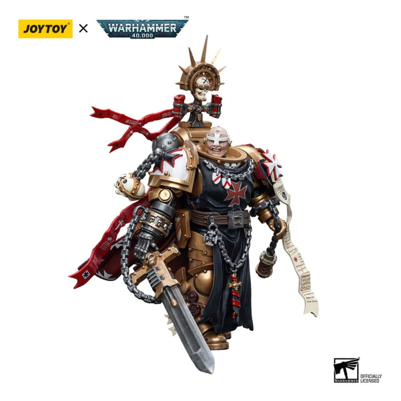 Warhammer 40k Action Figure 1/18 Black Templars High Marshal Helbrecht 12 cm 3