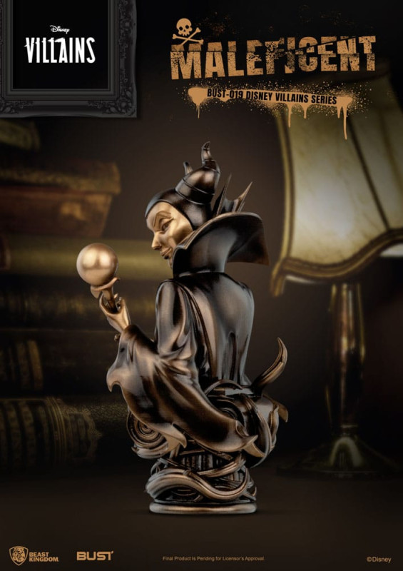 Disney Villains Series PVC Bust Maleficent 16 cm 1