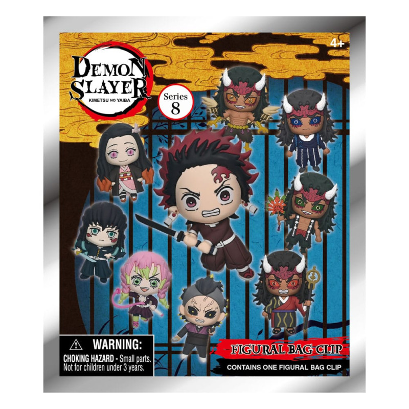 Demon Slayer Season 3 3D Foam Bag Clips Series 8 Display (24) 2
