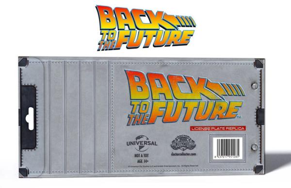 Back To The Future Replica 1/1 ´Outatime´ DeLorean License Plate 2