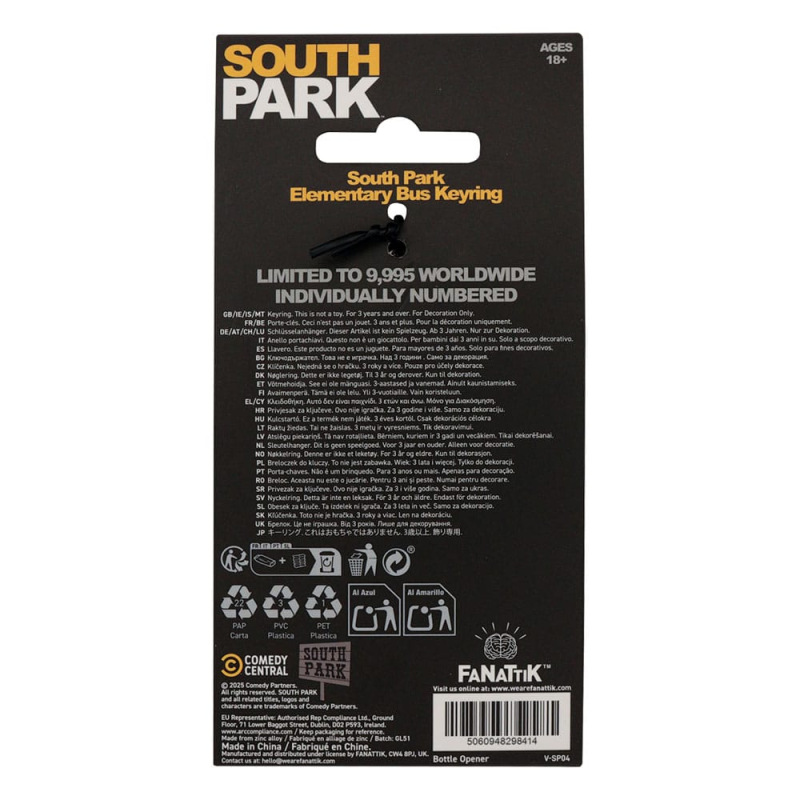 South Park Keychain School Bus Limited Edition 2