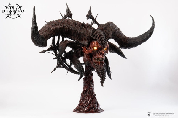 Diablo IV Art Mask Replica 1/1 Scale Lord of Hatred Mephisto 94 cm 7