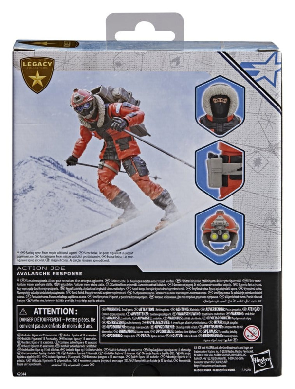 G.I. Joe Classified Series Legacy Collection Action Figure Action Joe - Avalanche Response 15 cm 1