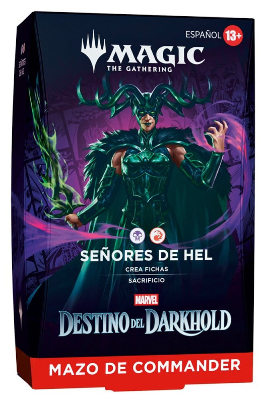 Magic the Gathering Marvel: Destino del Darkhold Commander Decks Case (4) spanish 4