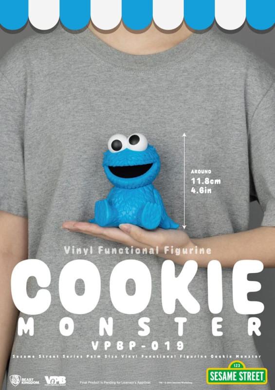 Sesame Street Piggy Vinyl Bank Cookie Monster 12 cm 3