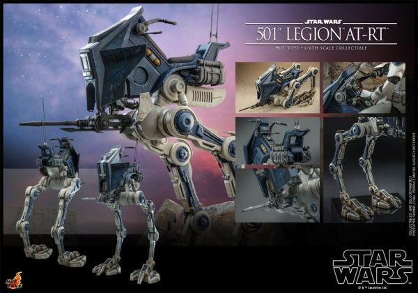 Star Wars The Clone Wars: 501st Legion AT-RT 1/6 Action Figure - Hot Toys