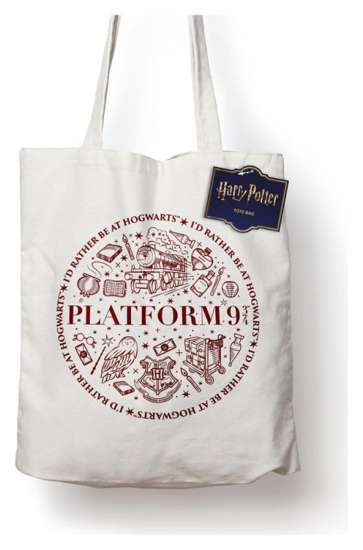 Harry Potter Tote Bag Platform 9 3/4 Cotton 1