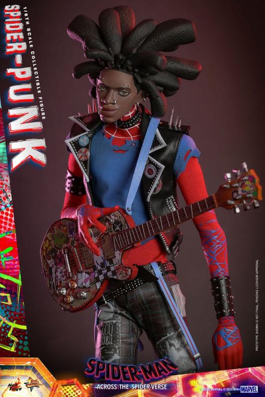 Spider-Man: Across the Spider-Verse Movie Masterpiece Action Figure 1/6 Spider-Punk 32 cm 3