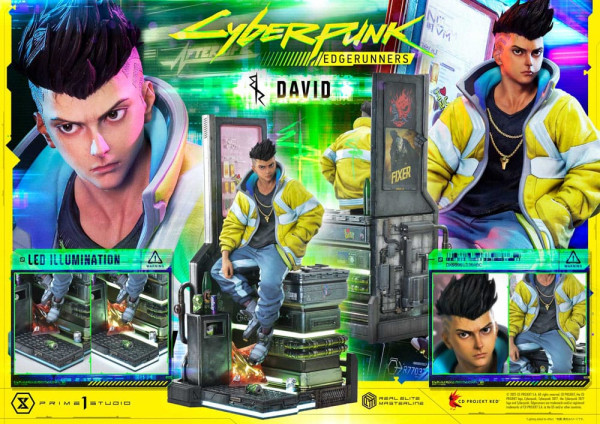 Cyberpunk: Edgerunners Real Elite Masterline Series Statue 1/4 David 58 cm 5