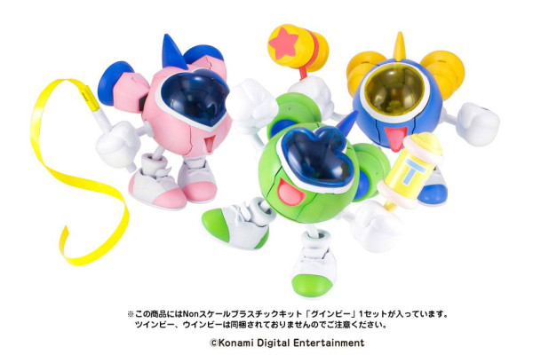 TwinBee Rainbow Bell Adventure Plastic Model Kit Gwinbee 10 cm 11