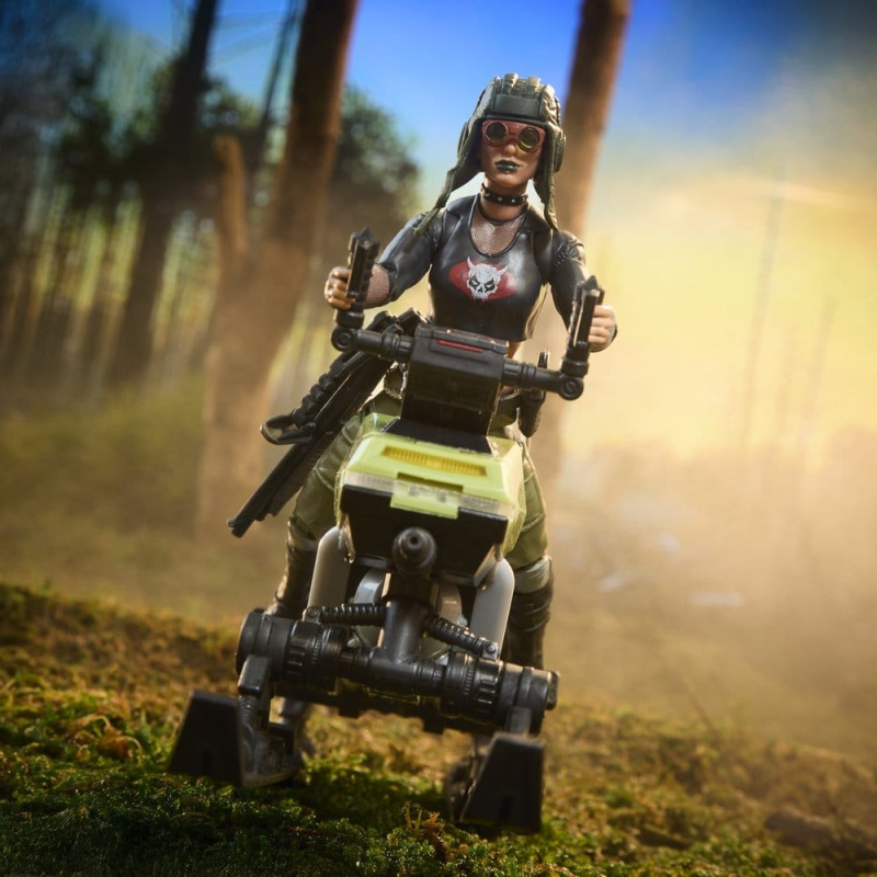 G.I. Joe Classified Series Action Figure and Vehicle Set #194 Zanya and Dreadnok Chameleon (Swamp Sk 6