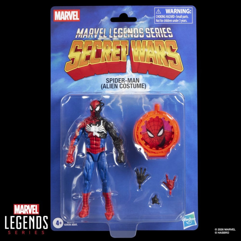 Secret Wars Marvel Legends Action Figure Spider-Man (Alien Costume) 15 cm 5