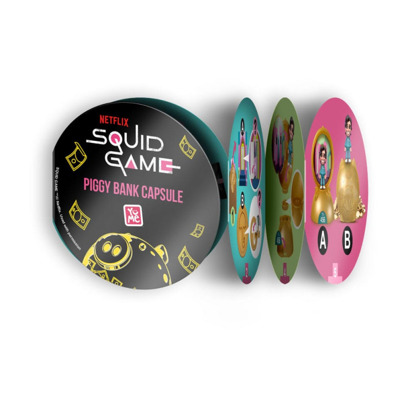 Squid Game Capsule Collectible Banks Assortment (6) 9