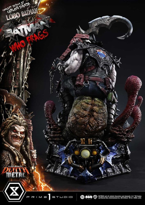 Dark Nights: Death Metal Museum Masterline Statue 1/3 Lobo Batman: Batman Who Frags 81 cm 6