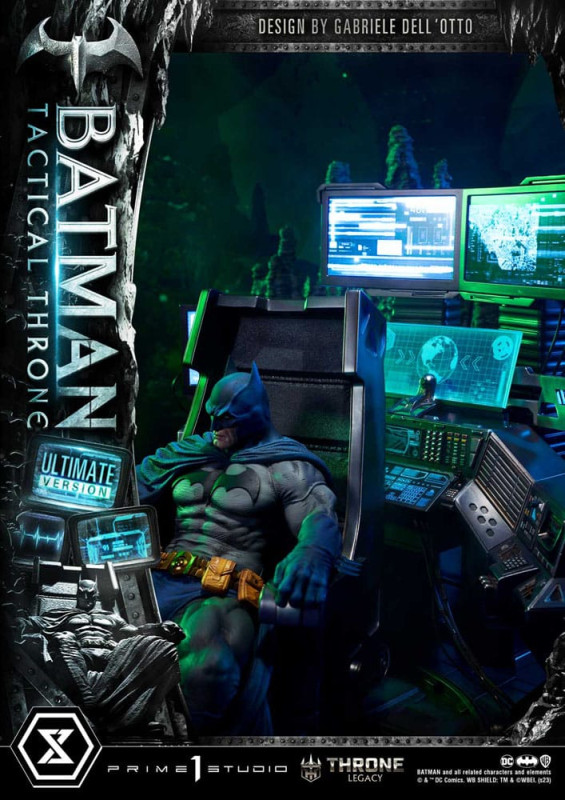 DC Comics Throne Legacy Collection Statue 1/3 Batman Tactical Throne Ultimate Version 57 cm 10