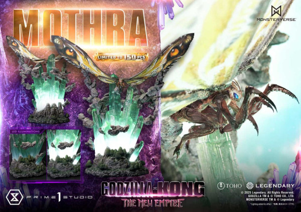 Godzilla x Kong: The New Empire Ultimate Diorama Masterline Series Statue Mothra 113 cm 3