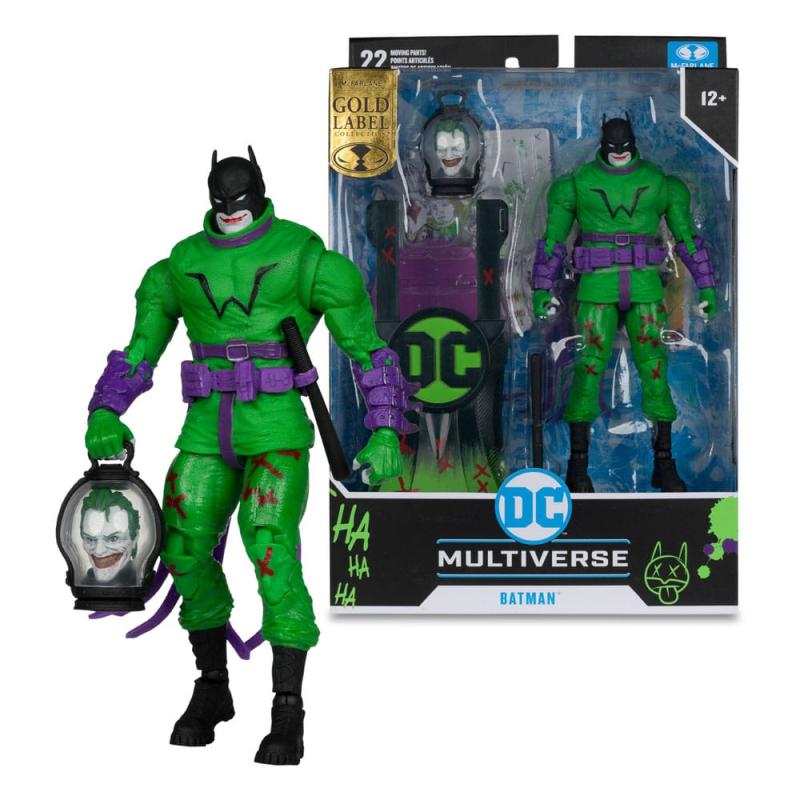 DC Multiverse Action Figure Batman (Batman: Last Knight on Earth) Jokerized (Gold Label) 18 cm