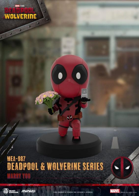 Deadpool 3 Deadpool & Wolverine Series Mini Egg Attack Figures Set 8 cm