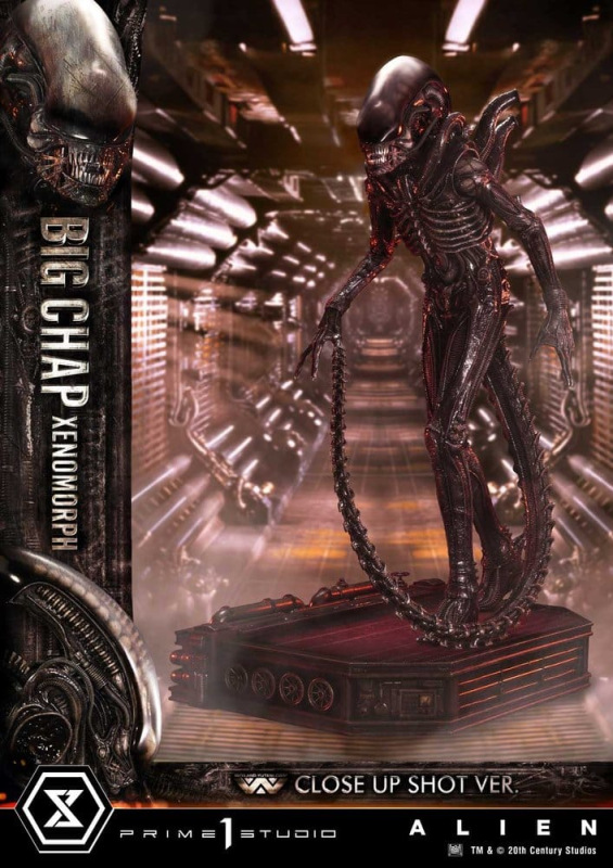 Alien (Film) Museum Masterline XL Statue 1/3 Big Chap Xenomorph Close Up Shot Ver. 100 cm 2