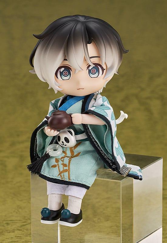 Original Character Nendoroid Doll Action Figure Chinese-Style Panda Mahjong: Laurier 14 cm