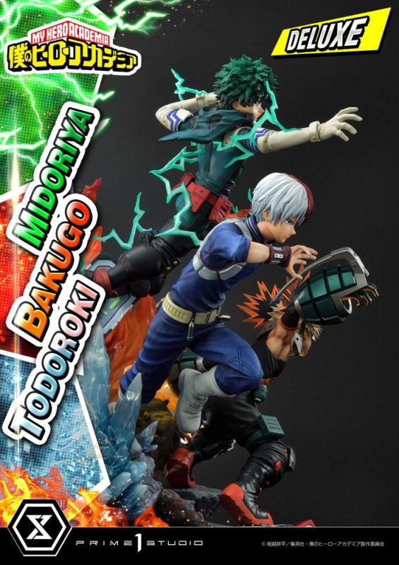 My Hero Academia Statue Midoriya, Bakugo & Todoroki Deluxe Bonus Version 69 cm