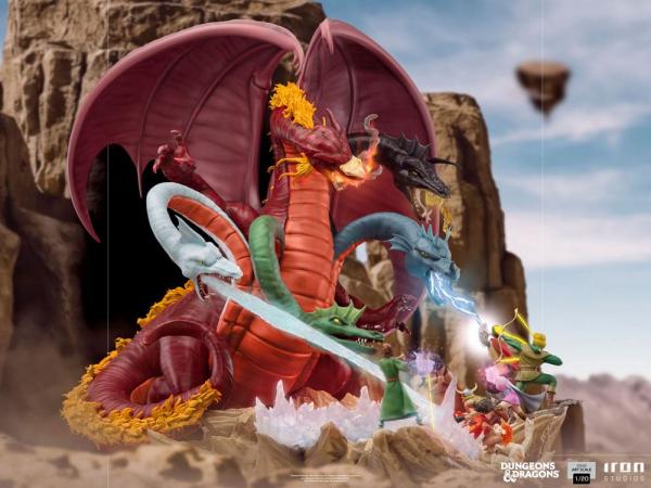 Dungeons & Dragons: Tiamat Battle 1/20 Demi Art Scale Statue - Iron Studios