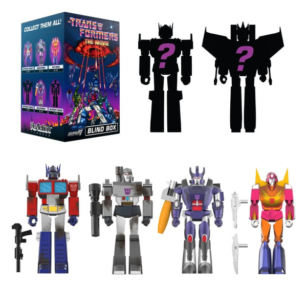 Transformers ReAction Action Figures Wave 06 The Movie Blind Box 10 cm Display (12) 2