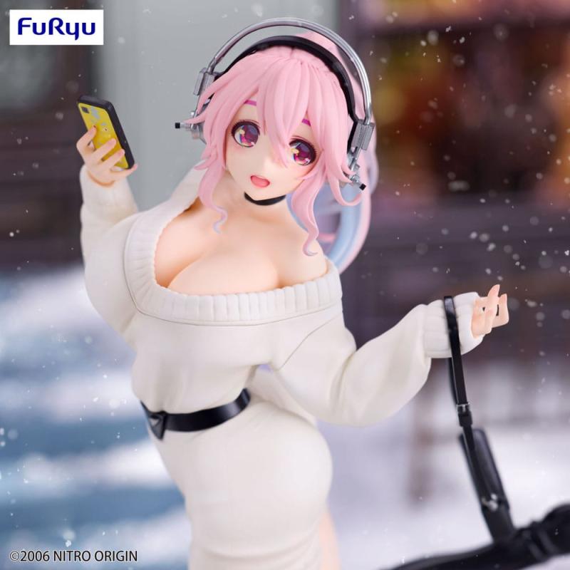 Super Sonico Trio-Try-iT PVC Statue Winter Memory Ver. 21 cm