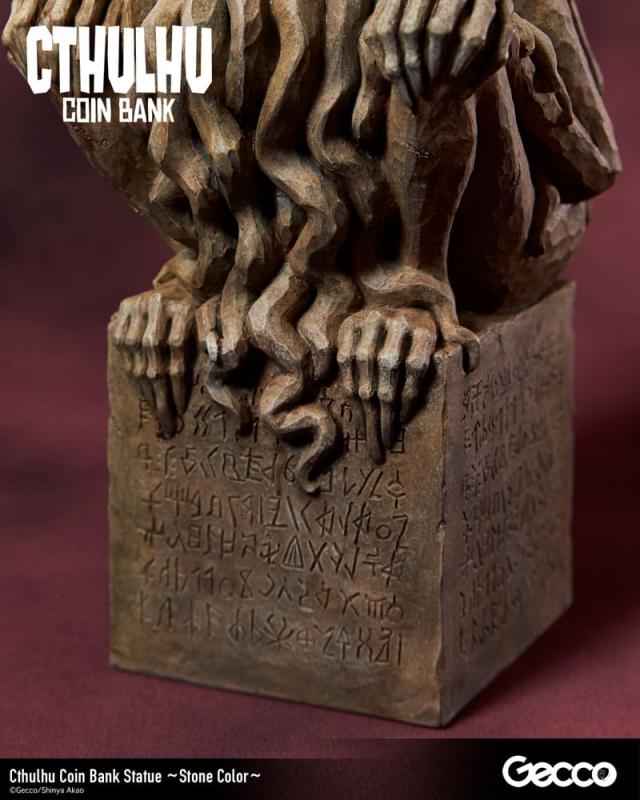 H.P. Lovecraft Cthulhu Mythos Coin Bank Statue Cthulhu (Stone Color) 24 cm