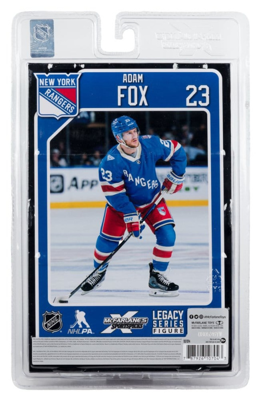 NHL McFarlane SportsPicks Action Figure Adam Fox (New York Rangers Centennial) 18 cm 4