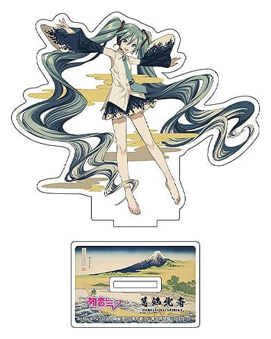 Hatsune Miku x Katsushika Hokusai iXima Die-Cut Acrylic Stand Assortment 10 cm 4