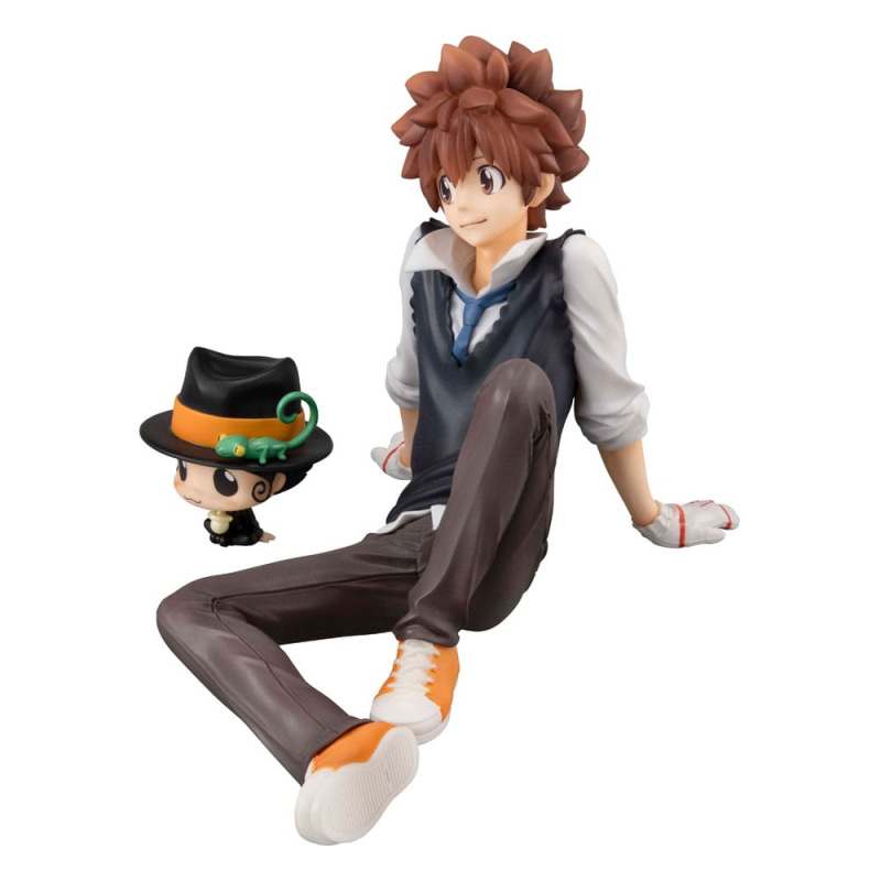 Katekyo Hitman Reborn! G.E.M. Series PVC Statue Tsuna & Reborn & Hibari & Hibird Palm Size Set 8 cm 4