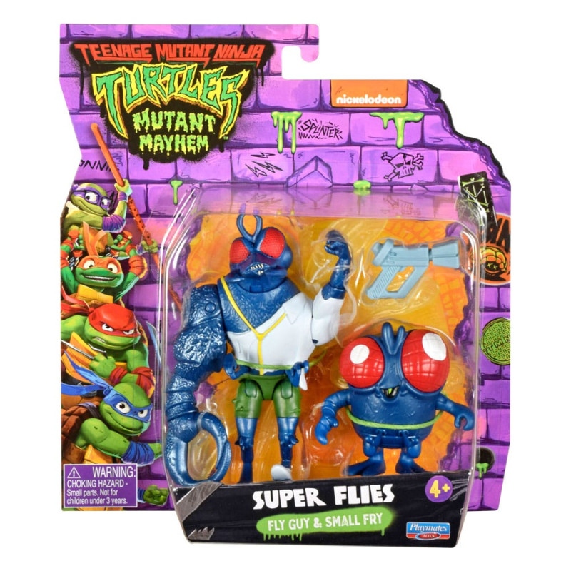 Teenage Mutant Ninja Turtles: Mutant Mayhem Action Figures Super Fly & Toddler Super Fly 11 cm 1